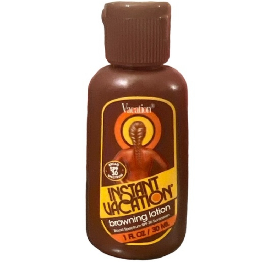 5/$25 or Free Gift: Instant Vacation SPF 30 Browning Lotion